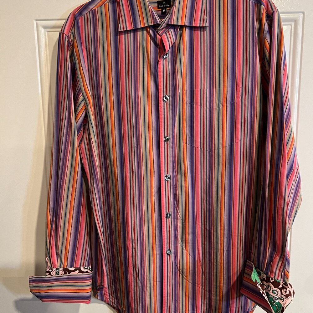 Paul Smith Striped Dress Shirt Men's  M